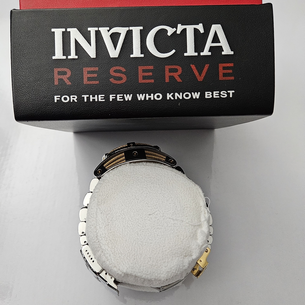 Pre Worn 53mm Invicta Bolt Zeus Gold Chrono Watch Excellent Condition - Picture 7 of 17